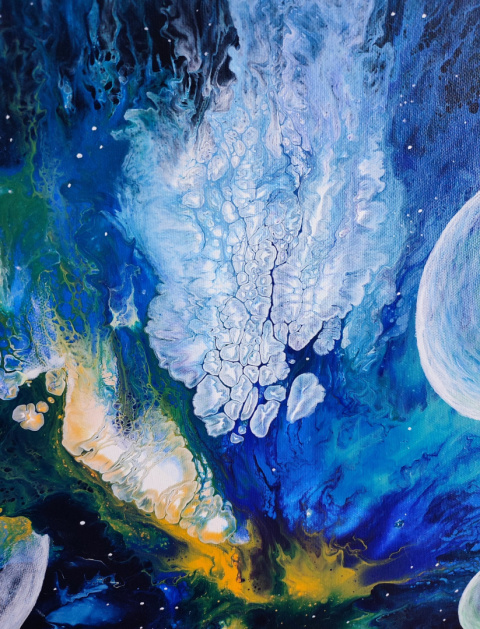 Abstrakcyjny kosmos - 025