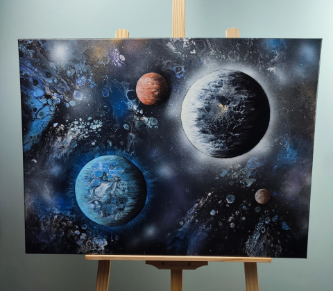 Abstrakcyjny kosmos - 037