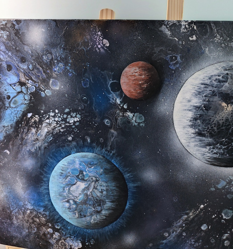 Abstrakcyjny kosmos - 037