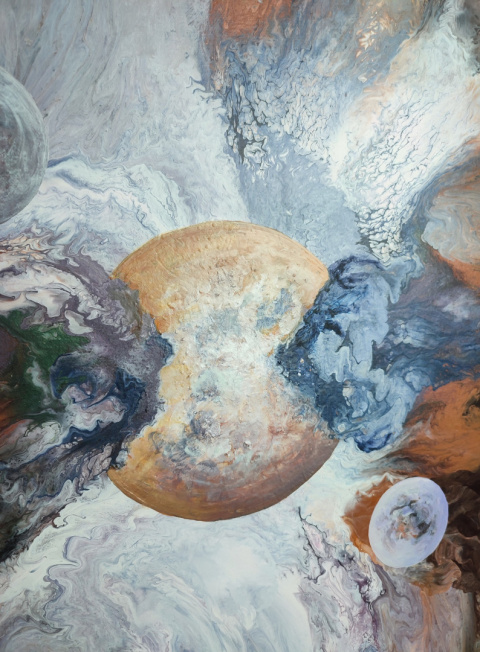 Abstrakcyjny kosmos - 042