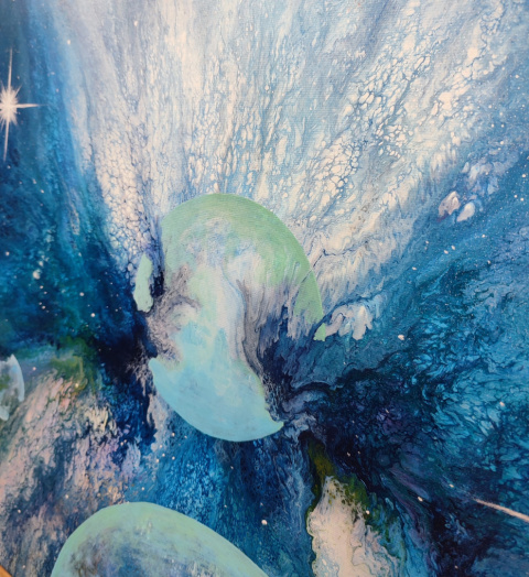 Abstrakcyjny kosmos - 044