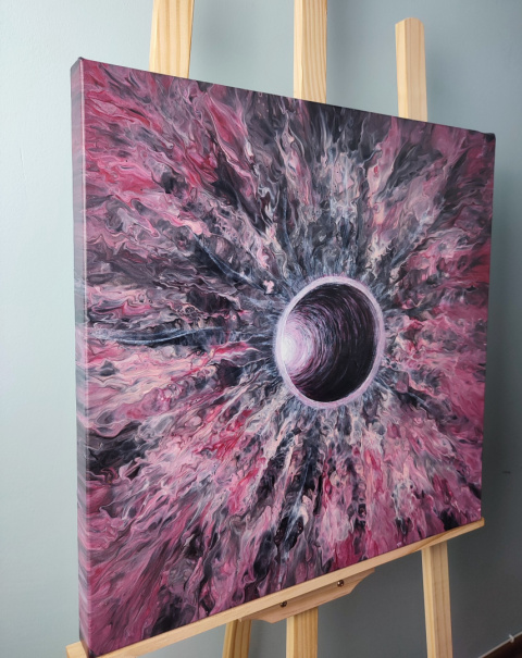 Obraz ręcznie malowany na płótnie - kosmos