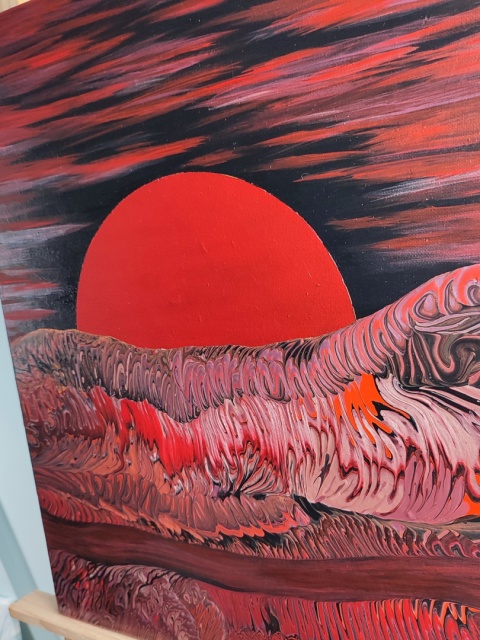 Krajobraz abstrakcyjny - 027