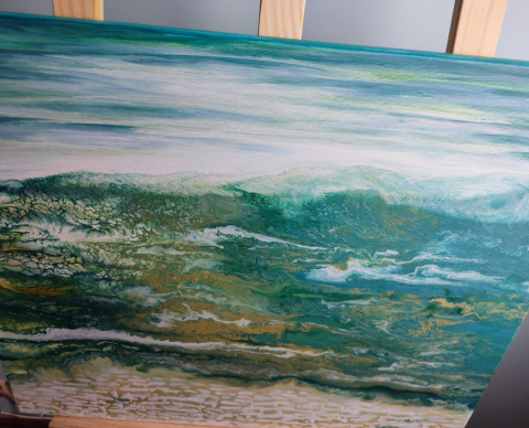 Krajobraz abstrakcyjny - 029