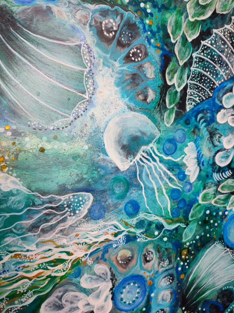 Abstrakcyjny świat wody - 009