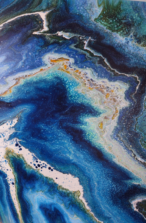 Abstrakcyjny świat wody - 013