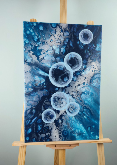 Obraz akrylowy na płótnie Woda kolor niebieski