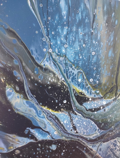 Abstrakcyjny świat wody - 036