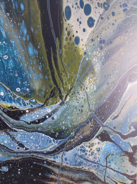 Abstrakcyjny świat wody - 036