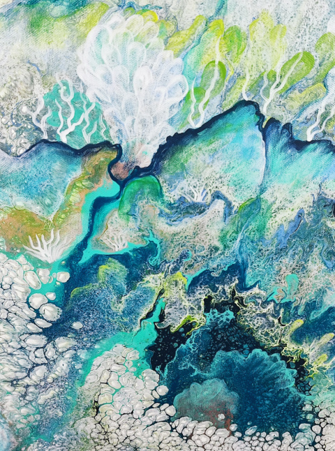 Abstrakcyjny świat wody - 065