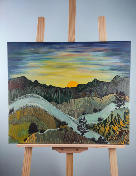 Krajobraz abstrakcyjny - 005