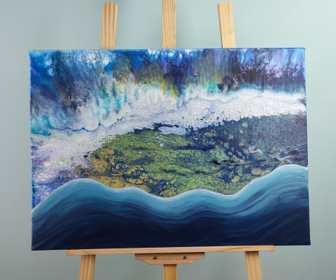 Krajobraz abstrakcyjny - 008