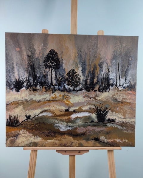 Krajobraz abstrakcyjny - 032