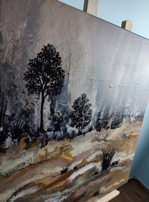 Krajobraz abstrakcyjny - 032