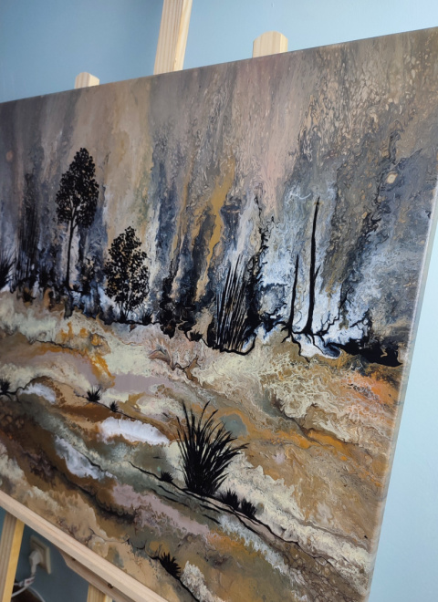 Krajobraz abstrakcyjny - 032