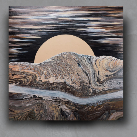 Obraz pustynny krajobraz 60x60 cm
