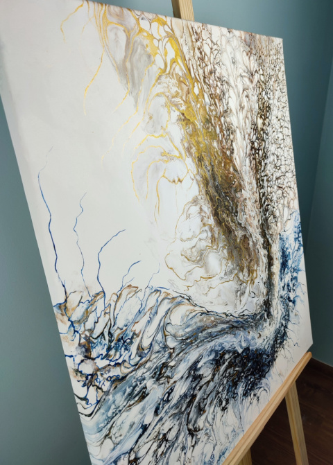 Obraz abstrakcyjny na płótnie