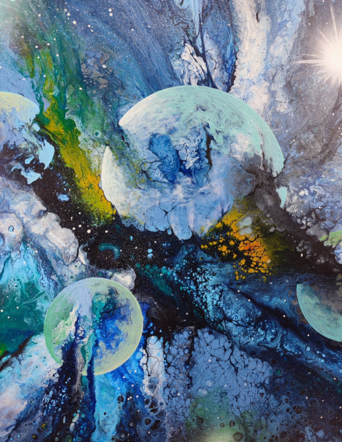 Abstrakcyjny kosmos - 081