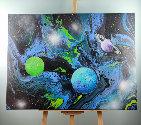Abstrakcyjny kosmos - 090
