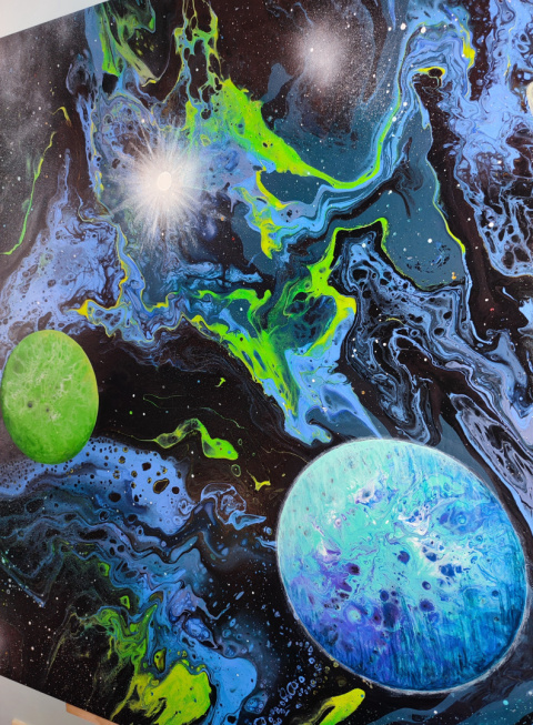 Abstrakcyjny kosmos - 090