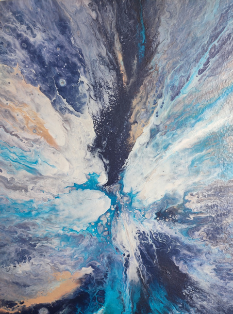 Abstrakcyjny świat wody - 078