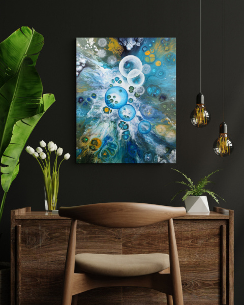 Abstrakcyjny świat wody - 087