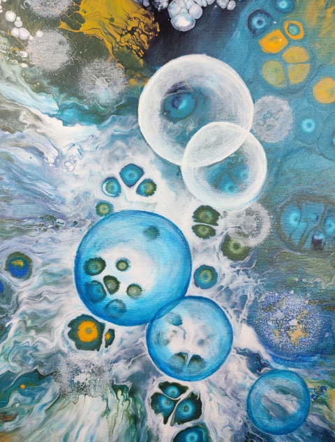 Abstrakcyjny świat wody - 087