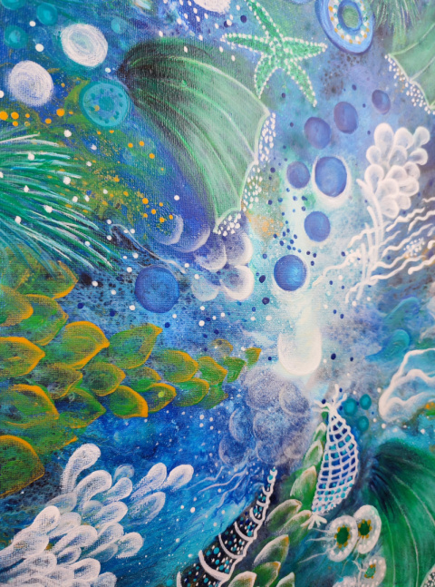 Abstrakcyjny świat wody - 089