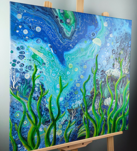 Abstrakcyjny świat wody - 091